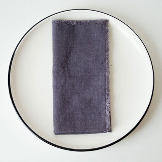 Fringed Linen Napkins