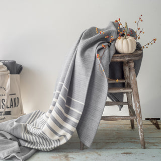 Penobscot Washable Organic Wool & Cotton Throw Blanket