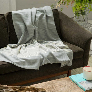 Penobscot Washable Organic Wool & Cotton Throw Blanket