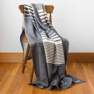 Upcycled Penobscot Organic Wool & Cotton Throw