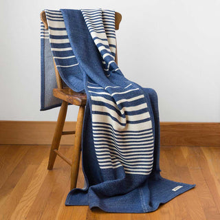 Upcycled Penobscot Organic Wool & Cotton Throw