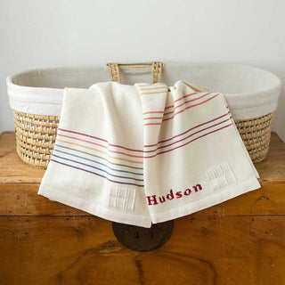 Rainbow Stripes Baby Blanket