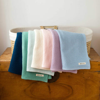 Cotton Waffle Baby Blanket