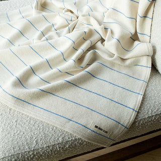 American Cotton Pinstripe Throw