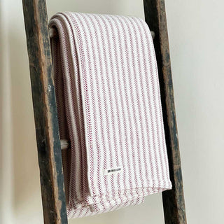 Cotton Ticking Throw