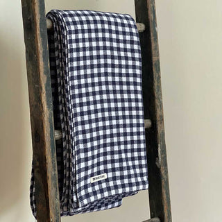 Gingham Check Cotton Throw
