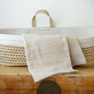 Acadia Organic Wool & Cotton Baby Blanket