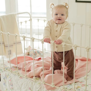 Acadia Organic Wool & Cotton Baby Blanket