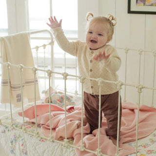 Acadia Organic Wool & Cotton Baby Blanket