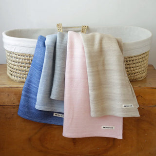 Acadia Organic Wool & Cotton Baby Blanket