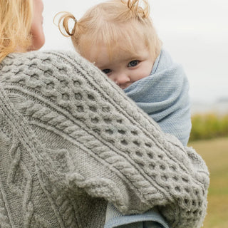 Acadia Organic Wool & Cotton Baby Blanket