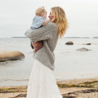 Acadia Organic Wool & Cotton Baby Blanket