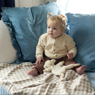 Cotton Gingham Check Baby Blankets