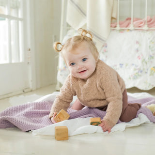 Soft Cotton Waffle Weave Baby Blanket