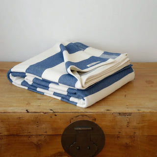 Cottage Stripe American Cotton Bed Blanket