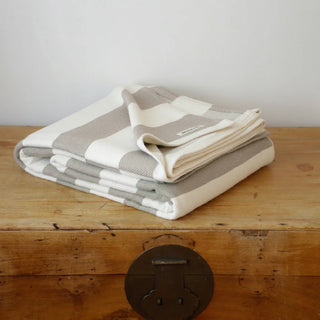 Cottage Stripe American Cotton Bed Blanket