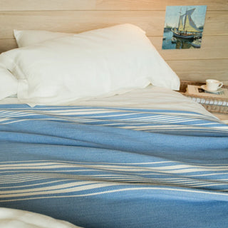 Heirloom Stripe American Cotton Blanket