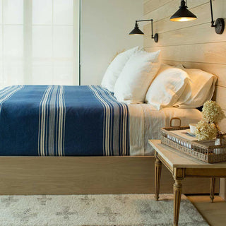 Heirloom Stripe American Cotton Blanket