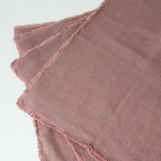 Fringed Linen Placemats