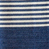 Nautical Blue with White Stripes