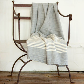 Penobscot Washable Organic Wool & Cotton Throw Blanket