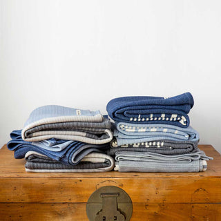 Upcycled Penobscot Organic Wool & Cotton Throw