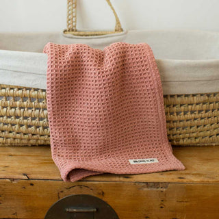 Cotton Waffle Baby Blanket