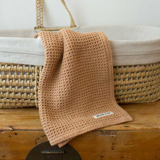 Cotton Waffle Baby Blanket