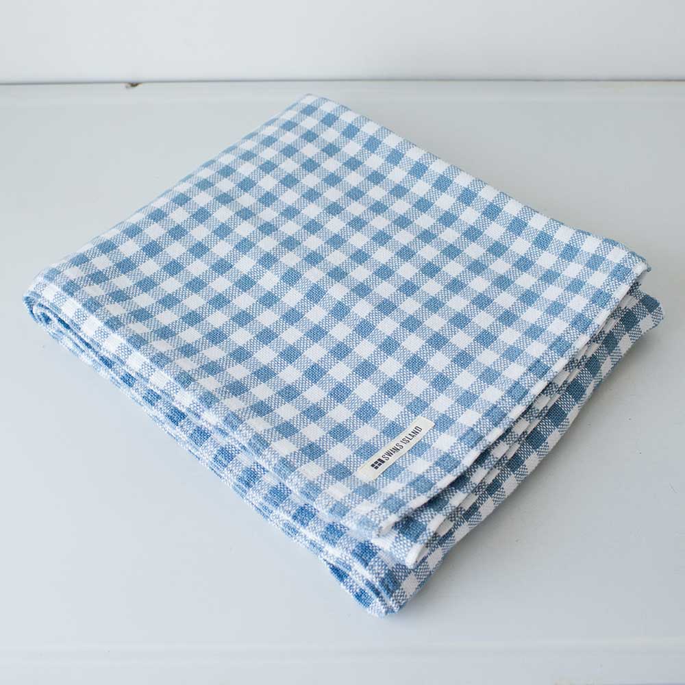 Gingham Check Tablecloth | 100% Cotton | Made in USA
