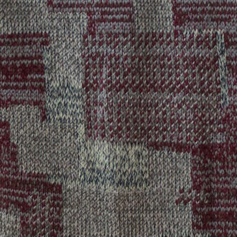 Upcycled Artisanal Patchwork Throw #34- an artisanal knt throw. Made in USA with reclaimed cotton and other blended yarns. Each one is unique, Swatch 2
