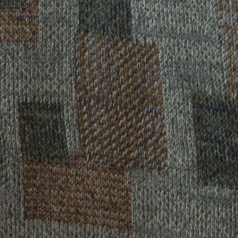 Upcycled Artisanal Patchwork Throw #39- an artisanal knt throw. Made in USA with reclaimed cotton and other blended yarns. Each one is unique, Swatch 2