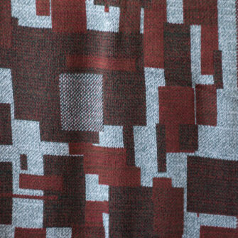 Upcycled Artisanal Patchwork Throw #22- an artisanal knt throw. Made in USA with reclaimed cotton and other blended yarns. Each one is unique, Swatch Detail 1