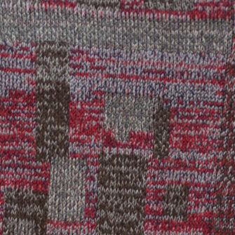 Upcycled Artisanal Patchwork Throw #31 - an artisanal knt throw. Made in USA with reclaimed cotton and other blended yarns. Each one is unique. Swatch 1