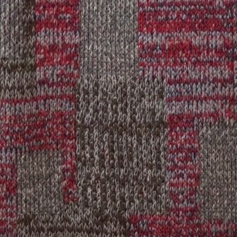 Upcycled Artisanal Patchwork Throw #31 - an artisanal knt throw. Made in USA with reclaimed cotton and other blended yarns. Each one is unique. Swatch 2