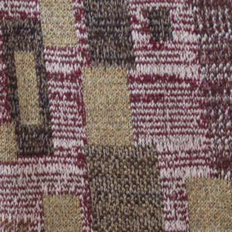 Upcycled Artisanal Patchwork Throw #27 - an artisanal knt throw. Made in USA with reclaimed cotton and other blended yarns. Each one is unique, Swatch 2