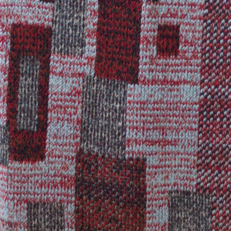 Upcycled Artisanal Patchwork Throw #28 - an artisanal knt throw. Made in USA with reclaimed cotton and other blended yarns. Each one is u
