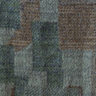 Upcycled Artisanal Patchwork Throw #42- an artisanal knt throw. Made in USA with reclaimed cotton and other blended yarns. Each one is unique, Swatch 1