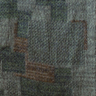 Upcycled Artisanal Patchwork Throw #42- an artisanal knt throw. Made in USA with reclaimed cotton and other blended yarns. Each one is unique, Swatch 2